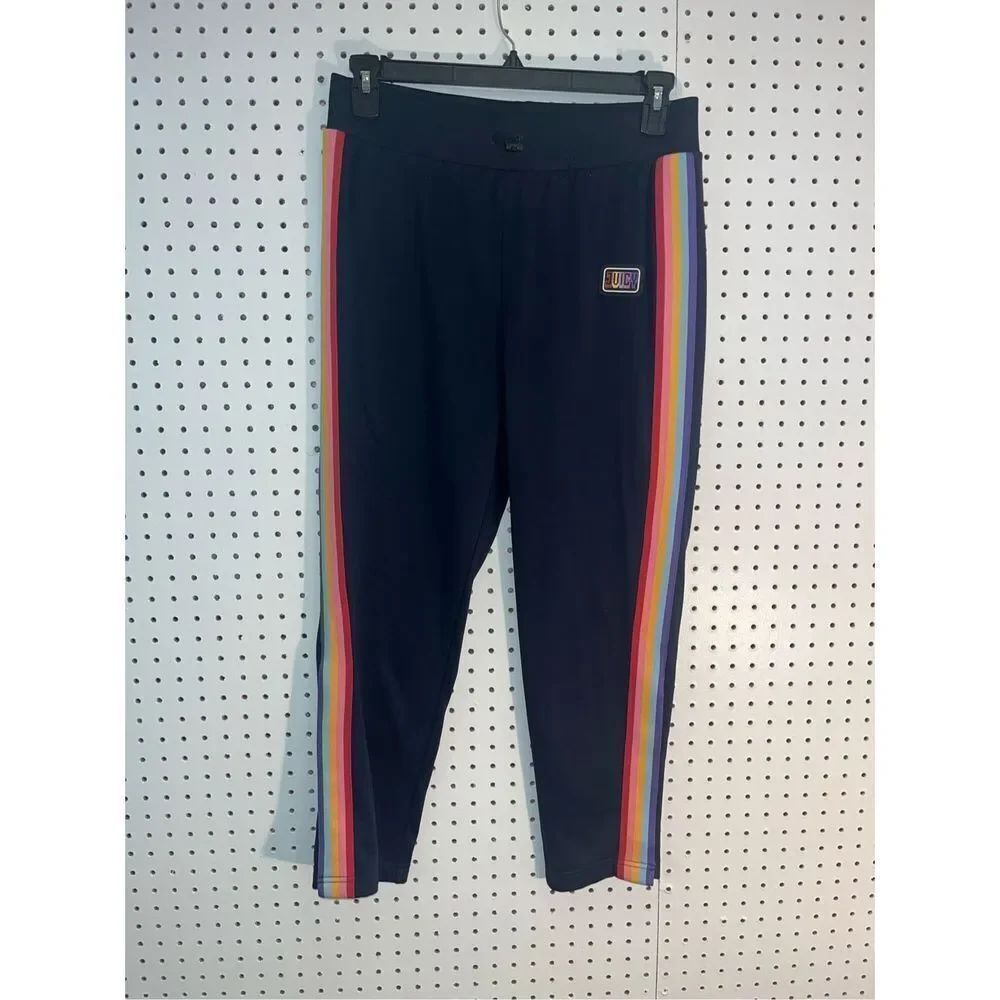 Juicy Couture rainbow striped sweatpants